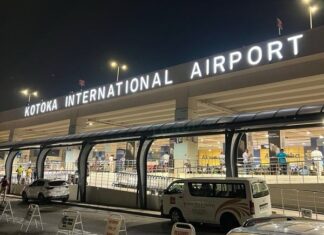 NACOC begins pre-screening of passengers at Accra Airport Departure Hall Departure Hall, Accra international Airport, kotoka