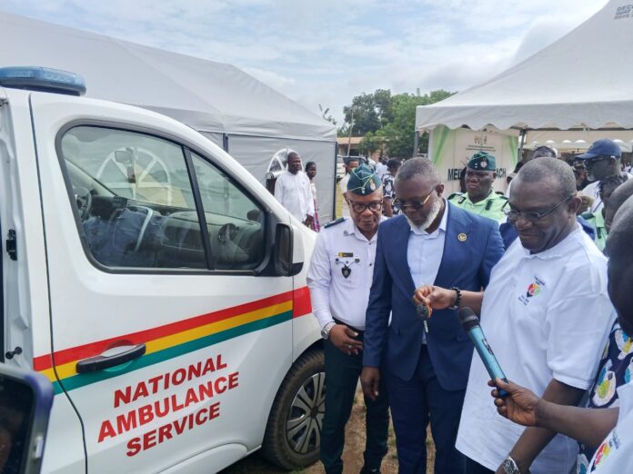 two ambulances
