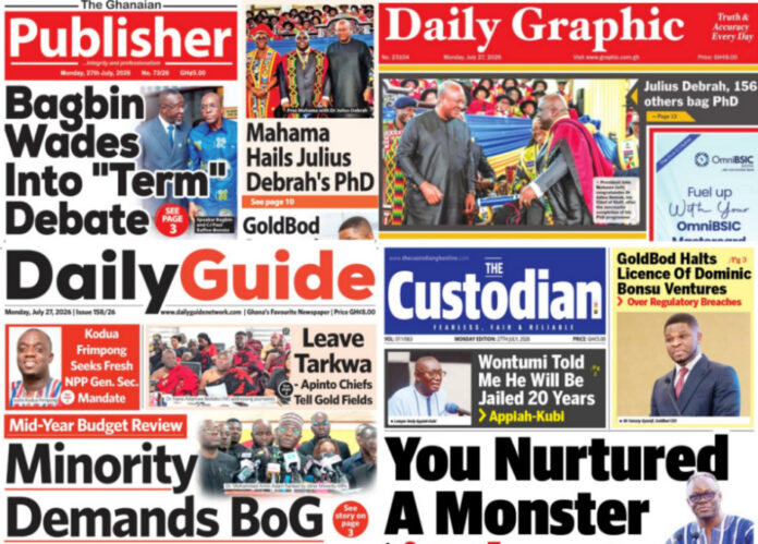 newspaper headlines