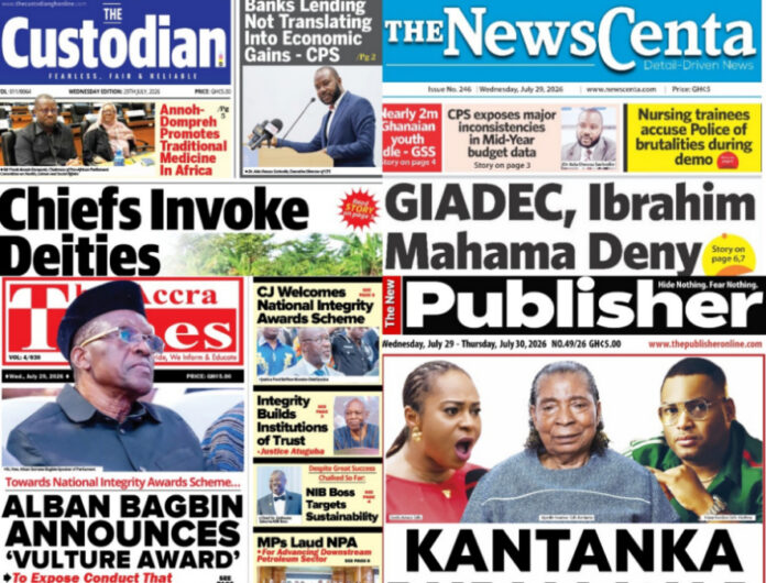 front pages