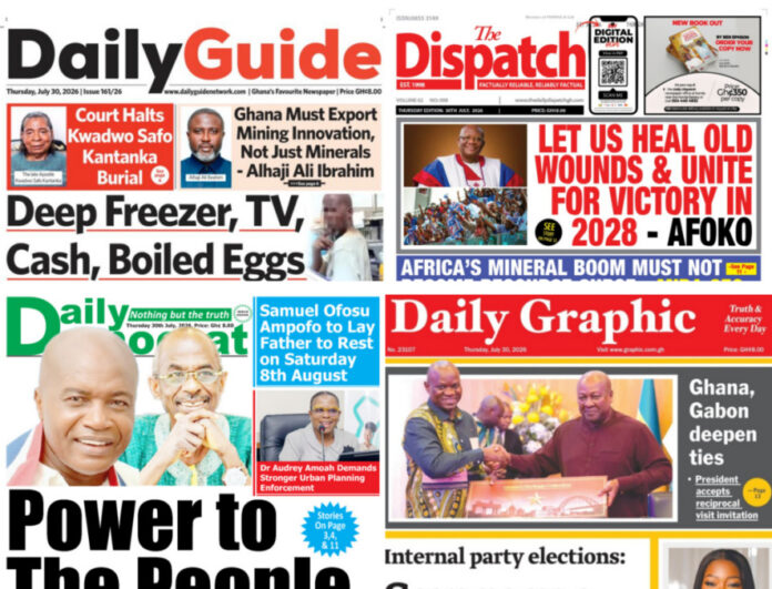 front pages