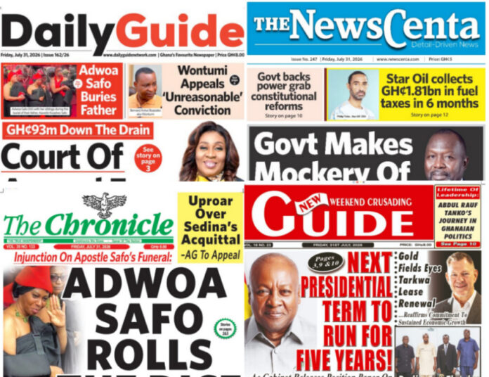 front pages