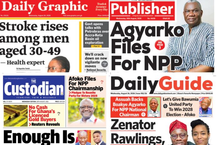 newspaper headlines