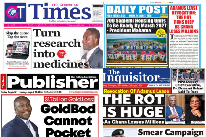 newspaper headlines