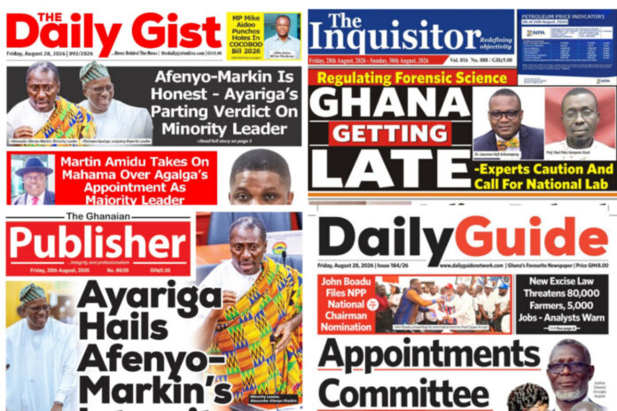 newspaper headlines