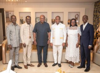 Newly-elected Assemblies of God Ghana leaders pay courtesy call on President Mahama courtesy call