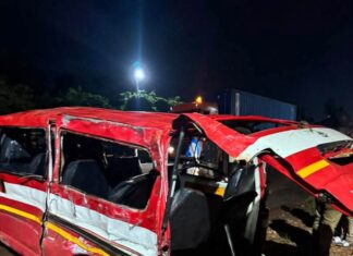 Another tragic news: one confirmed dead on horrific Accra-Kumasi road crash Accra-Kumasi road