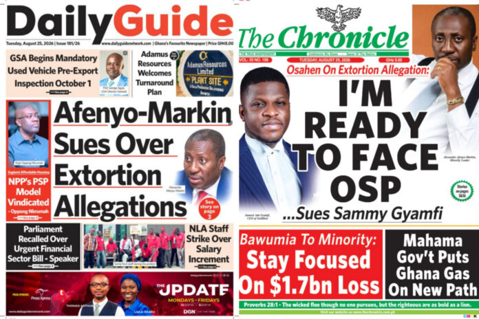 newspaper headlines