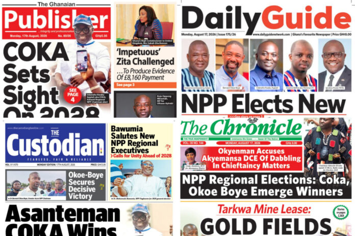newspaper headlines