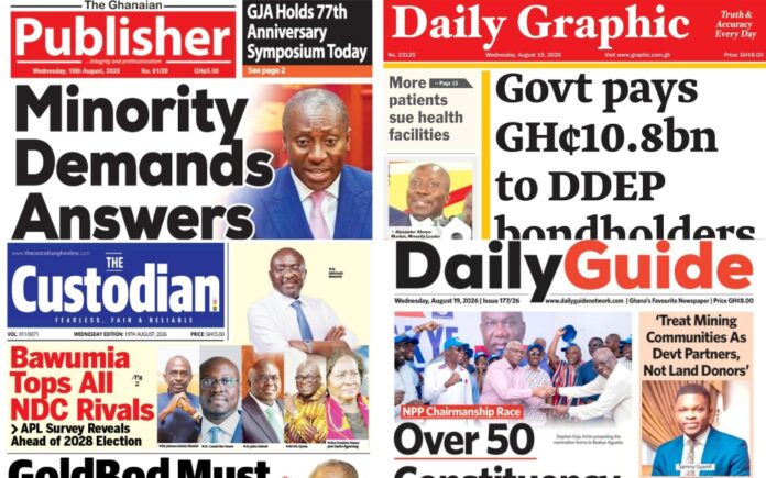 newspaper headline