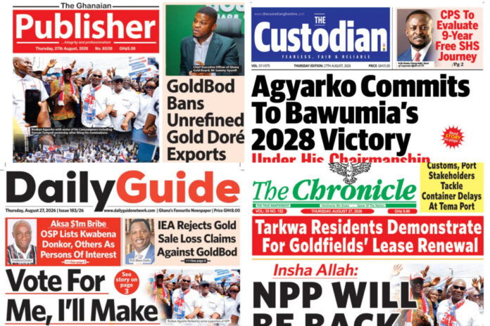 newspaper headlines