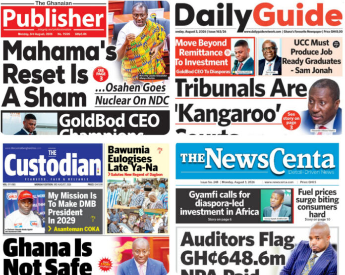 newspaper headlines