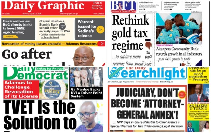 newspaper headlines