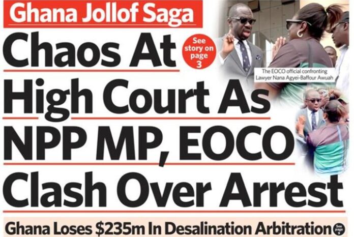 newspaper headlines
