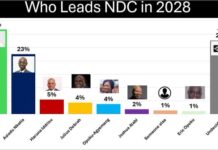 Ato Forson surges to 32% as latest Global Info Analytics poll names him NDC’s 2028 frontrunner Ato Forson