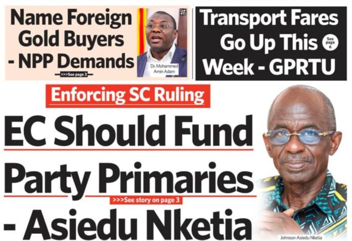 newspaper headlines