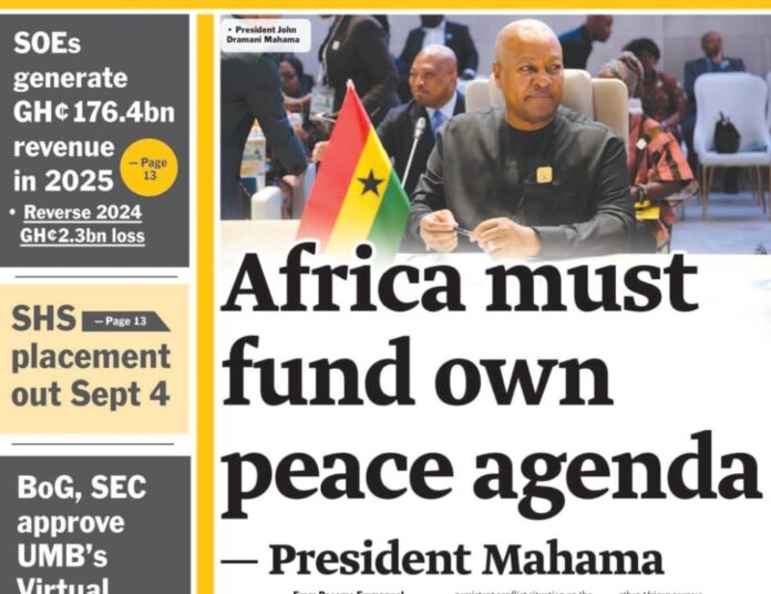 newspaper headlines